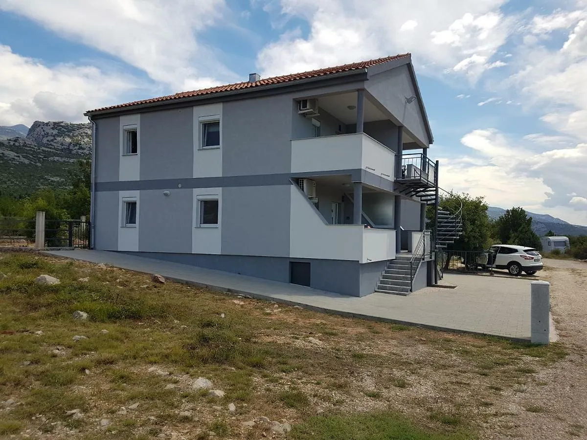Apartments Zanic With Private Swimming Pool And Sea View Starigrad Paklenica
